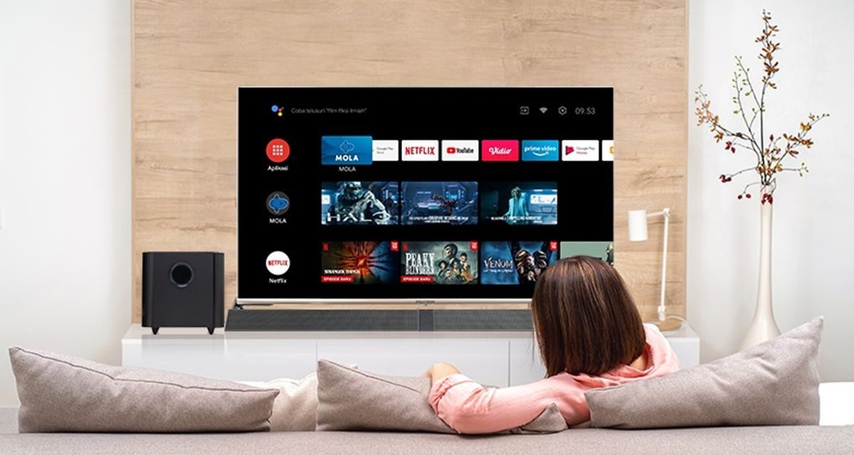 Televisi Modern Yang Menggunakan Smart TV Atau Android
