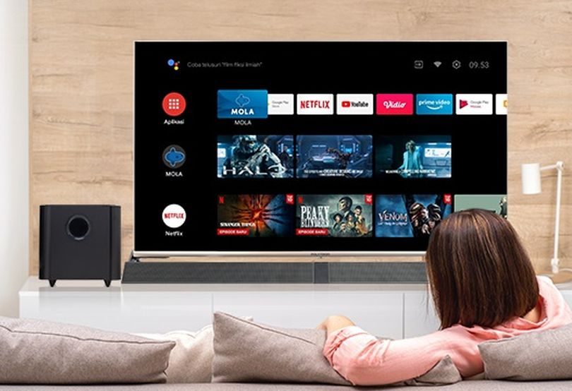 Televisi Modern Yang Menggunakan Smart TV Atau Android