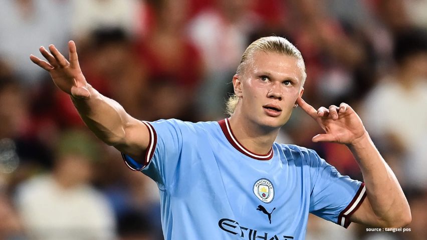Pemain Profesional Norwegia Haaland Dengan Fisik Yang Bagus