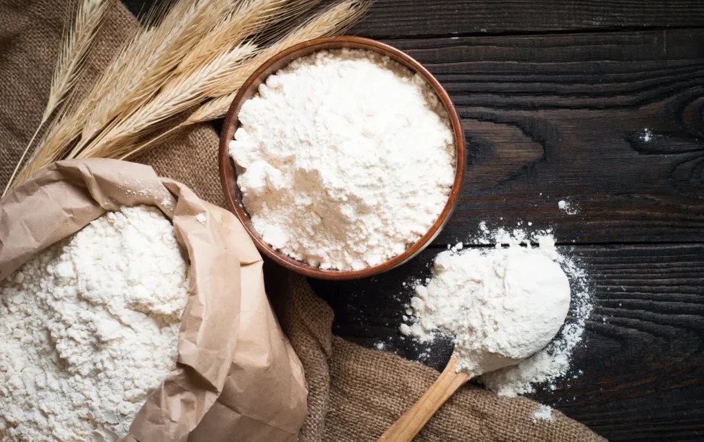 Bahan Masakan Tepung Yang Halus Dan Lembut