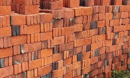 Sebuah Bahan Bangunan Bata Bata Yang Kokoh