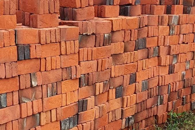 Sebuah Bahan Bangunan Bata Bata Yang Kokoh