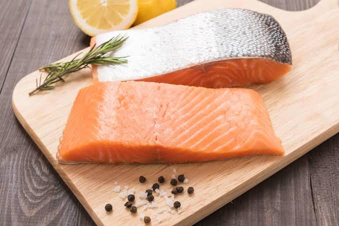 Daging Masakan Ikan Salmon Yang Sangat Baik