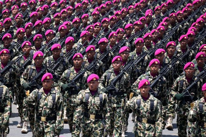 Seseorang Profesi Tentara Dengan Tugas Di Jalankan